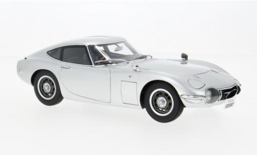 Miniature Toyota 2000 GT 1/18 AUTOart grise 1967 1:18 Toyota 2000 GT 1/18 AUTOart grise 1967 1:18 miniature
