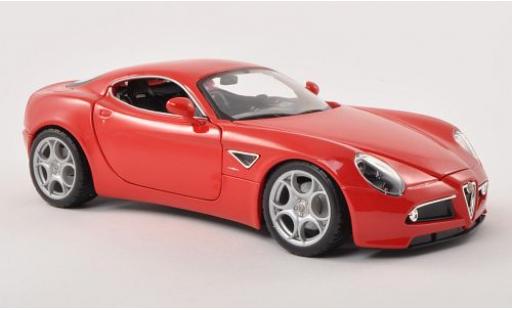 Miniature Alfa Romeo 8C 1/18 Burago Competizione rouge 2007 Alfa Romeo 8C 1/18 Burago Competizione rouge 2007 miniature