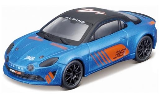 Miniature Alpine A110 1/43 Burago Cup metallise bleue/matt-noire No.36 2019 Alpine A110 1/43 Burago Cup metallise bleue/matt-noire No.36 2019 miniature