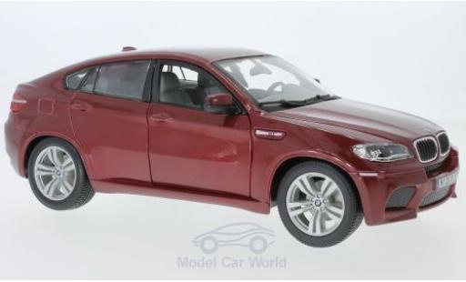 Miniature Bmw X6 1/18 Burago M metallise rouge 2008 Bmw X6 1/18 Burago M metallise rouge 2008 miniature