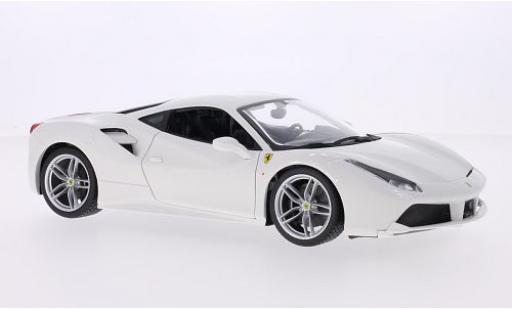 Miniature Ferrari 488 1/18 Burago GTB blanche 2014 Ferrari 488 1/18 Burago GTB blanche 2014 miniature