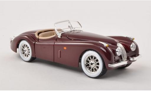 Miniature Jaguar XK 1/24 Burago 120 Roadster rouge 1948 Jaguar XK 1/24 Burago 120 Roadster rouge 1948 miniature