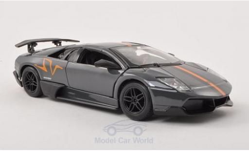 Miniature Lamborghini Murcielago 1/24 Burago LP 670-4 SV metallise grise/orange Lamborghini Murcielago 1/24 Burago LP 670-4 SV metallise grise/orange miniature