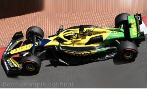 Miniature McLaren F1 1/43 Burago Bburago MCL38 No.81 Team Formel 1 GP Monaco 2024 1:43 McLaren F1 1/43 Burago Bburago MCL38 No.81 Team Formel 1 GP Monaco 2024 1:43 miniature