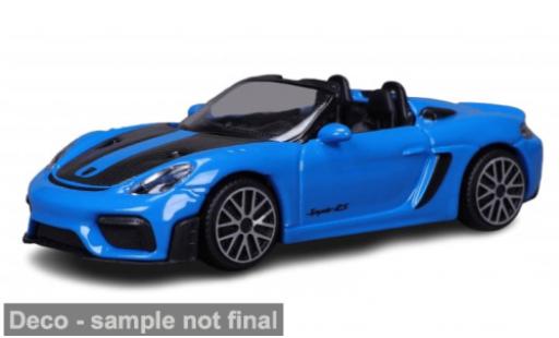 Miniature Porsche 718 1/43 Burago Bburago Spyder RS bleue/noire 2024 1:43 Porsche 718 1/43 Burago Bburago Spyder RS bleue/noire 2024 1:43 miniature