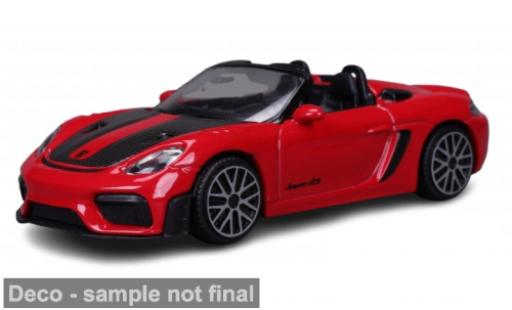 Miniature Porsche 718 1/43 Burago Bburago Spyder RS rouge/noire 2024 1:43 Porsche 718 1/43 Burago Bburago Spyder RS rouge/noire 2024 1:43 miniature