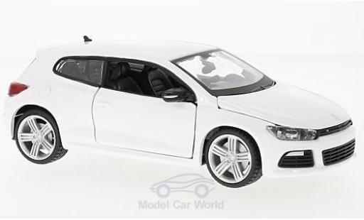 Miniature Volkswagen Scirocco 1/24 Burago III R blanche Volkswagen Scirocco 1/24 Burago III R blanche miniature