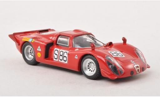 Miniature Alfa Romeo 33.2 1/43 Best Coupe No.86 Nürburgring 1969 Alfa Romeo 33.2 1/43 Best Coupe No.86 Nürburgring 1969 miniature