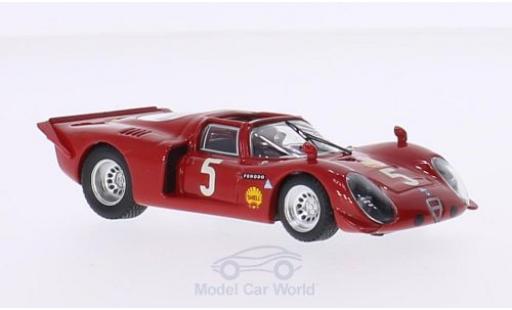 Miniature Alfa Romeo 33.2 1969 1/43 Best Spyder No.5 Montlhery 1969 G.Larrousse/G.Verrier Alfa Romeo 33.2 1969 1/43 Best Spyder No.5 Montlhery 1969 G.Larrousse/G.Verrier miniature