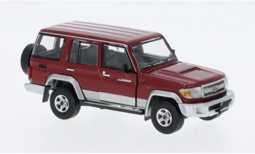 Miniature Toyota Land Cruiser 1/64 BM Creations LC76 rouge foncé/d RHD Toyota Land Cruiser 1/64 BM Creations LC76 rouge foncé/d RHD miniature