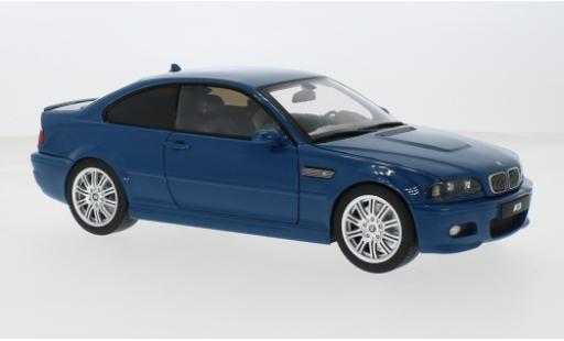 Miniature Bmw M3 1/18 Norev CSL E46 bleue 1:18 Bmw M3 1/18 Norev CSL E46 bleue 1:18 miniature