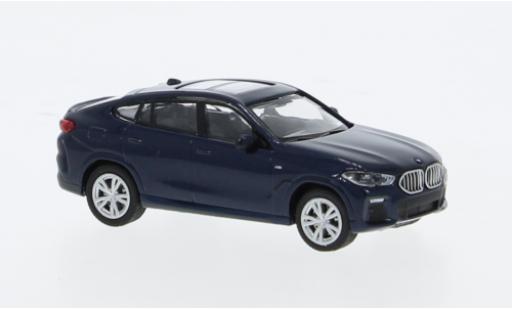 Miniature Bmw X6 1/87 Minichamps bleue 1:87 Bmw X6 1/87 Minichamps bleue 1:87 miniature