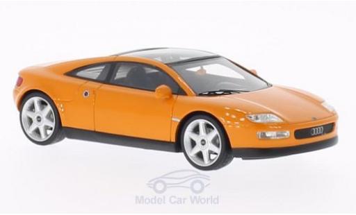 Miniature Audi Quattro 1/43 BoS Models quattro Spyder orange 1991 Audi Quattro 1/43 BoS Models quattro Spyder orange 1991 miniature