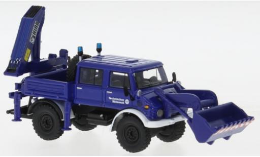 Miniature Mercedes Unimog 1/87 BoS Models U416 DoKa THW 1977 Mercedes Unimog 1/87 BoS Models U416 DoKa THW 1977 miniature
