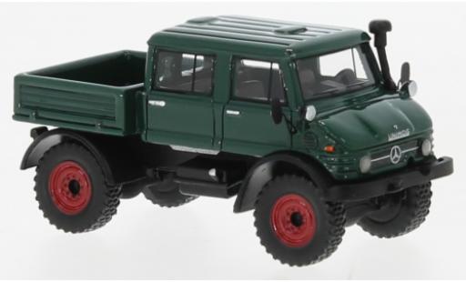 Miniature Mercedes Unimog 1/87 BoS Models U416 DoKa vert foncé 1977 Mercedes Unimog 1/87 BoS Models U416 DoKa vert foncé 1977 miniature