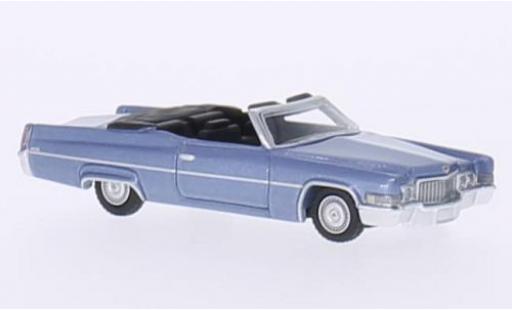 Miniature Cadillac Deville 1/87 BoS Models DeVille Cabriolet metallise bleue 1970 Cadillac Deville 1/87 BoS Models DeVille Cabriolet metallise bleue 1970 miniature