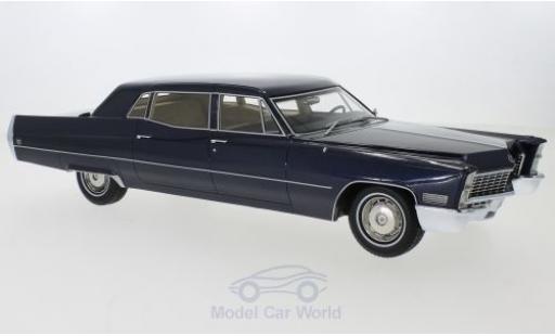 Miniature Cadillac Fleetwood 1/18 BoS Models Series 75 Limousine metallise bleue 1967 Cadillac Fleetwood 1/18 BoS Models Series 75 Limousine metallise bleue 1967 miniature