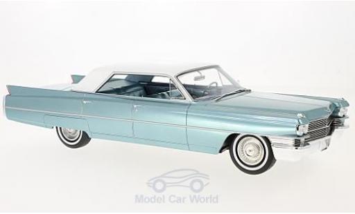 Miniature Cadillac Sedan 1/18 BoS Models de Ville metallise türkis/blanche 1963 Cadillac Sedan 1/18 BoS Models de Ville metallise türkis/blanche 1963 miniature