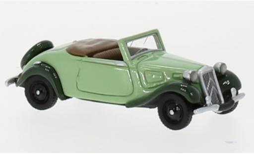 Miniature Citroen Traction 1/87 BoS Models Avant Cabriolet verte/verte 1936 Citroen Traction 1/87 BoS Models Avant Cabriolet verte/verte 1936 miniature