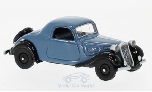 Miniature Citroen Traction 1/87 BoS Models Avant Faux Cabriolet bleue/noire 1936 Citroen Traction 1/87 BoS Models Avant Faux Cabriolet bleue/noire 1936 miniature