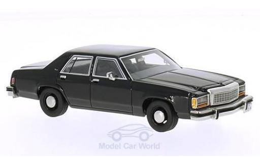 Miniature Ford LTD 1/43 BoS Models Crown Victoria noire 1987 Ford LTD 1/43 BoS Models Crown Victoria noire 1987 miniature