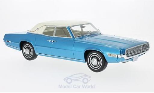 Miniature Ford Thunderbird 1/18 BoS Models Landau metallise bleue/blanche 1968 Ford Thunderbird 1/18 BoS Models Landau metallise bleue/blanche 1968 miniature