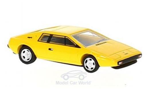 Miniature Lotus Esprit 1/87 BoS Models S1 jaune RHD 1977 Lotus Esprit 1/87 BoS Models S1 jaune RHD 1977 miniature