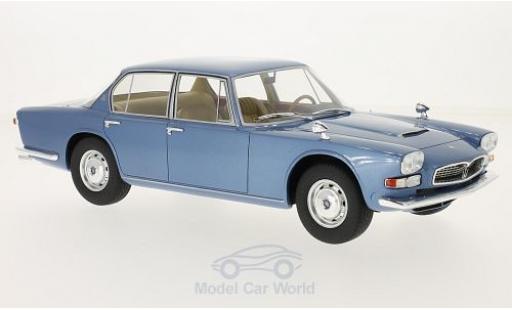 Miniature Maserati Quattroporte 1/18 BoS Models I metallise bleue 1966 Maserati Quattroporte 1/18 BoS Models I metallise bleue 1966 miniature