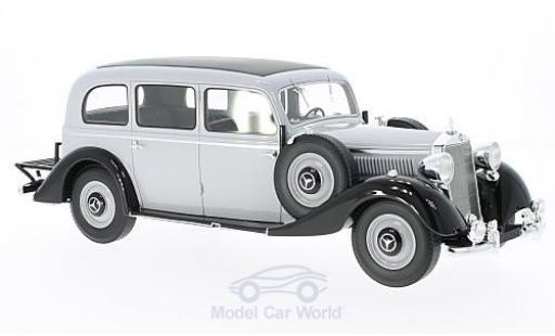 Miniature Mercedes 260 1/18 BoS Models D Pullman grise/noire 1937 ohne Vitrine Mercedes 260 1/18 BoS Models D Pullman grise/noire 1937 ohne Vitrine miniature