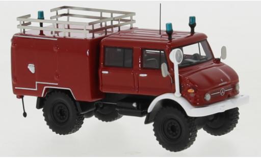 Miniature Mercedes Unimog 1/87 BoS Models U416 DoKa Feuerwehr 1977 Mercedes Unimog 1/87 BoS Models U416 DoKa Feuerwehr 1977 miniature