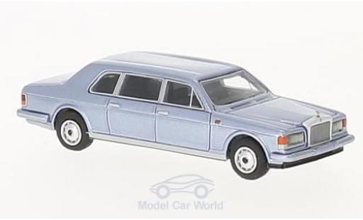 Miniature Rolls Royce Silver Spur 1/87 BoS Models II Touring Limousine metallise bleue 1985 Rolls Royce Silver Spur 1/87 BoS Models II Touring Limousine metallise bleue 1985 miniature