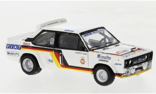Miniature Fiat 131 1/87 Brekina Abarth No.1 Minolta Rally Hunsrück 1980 Fiat 131 1/87 Brekina Abarth No.1 Minolta Rally Hunsrück 1980 miniature