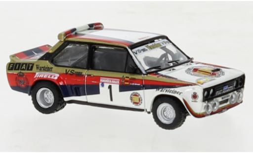 Miniature Fiat 131 1/87 Brekina Abarth No.1 Warsteiner Rally Hunsrück 1980 Fiat 131 1/87 Brekina Abarth No.1 Warsteiner Rally Hunsrück 1980 miniature