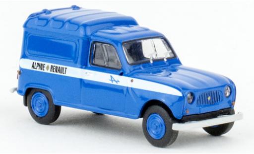 Miniature Renault 4 1/87 Brekina R Fourgonnette Alpine 1961 Renault 4 1/87 Brekina R Fourgonnette Alpine 1961 miniature