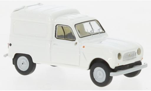 Miniature Renault 4 1/87 Brekina R Fourgonnette blanche 1961 Renault 4 1/87 Brekina R Fourgonnette blanche 1961 miniature