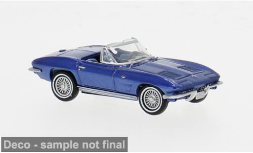 Miniature Chevrolet Corvette 1/87 Brekina C2 Cabrio metallise bleue 1962 1:87 Chevrolet Corvette 1/87 Brekina C2 Cabrio metallise bleue 1962 1:87 miniature