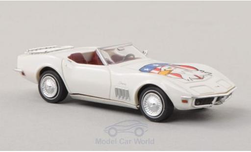 Miniature Chevrolet Corvette C3 1/87 Brekina C3 Cabriolet blanche/Dekor American Eagle Chevrolet Corvette C3 1/87 Brekina C3 Cabriolet blanche/Dekor American Eagle miniature