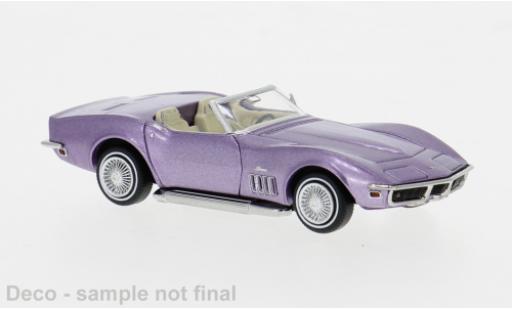 Miniature Chevrolet Corvette 1/87 Brekina C3 violette 1967 1:87 Chevrolet Corvette 1/87 Brekina C3 violette 1967 1:87 miniature