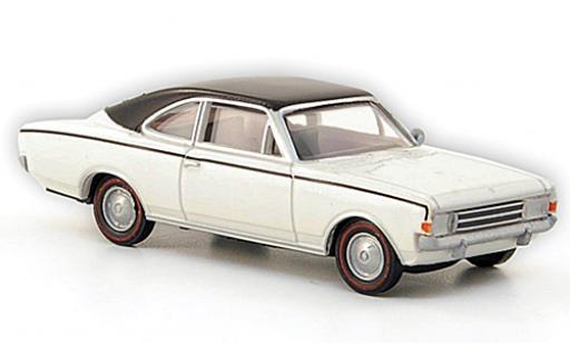 Miniature Opel Rekord 1/87 Brekina C Coupe blanche/matt-noire Opel Rekord 1/87 Brekina C Coupe blanche/matt-noire miniature