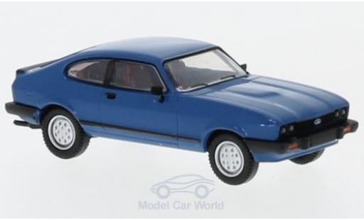 Miniature Ford Capri 1/87 Brekina MKIII bleue 1981 Ford Capri 1/87 Brekina MKIII bleue 1981 miniature