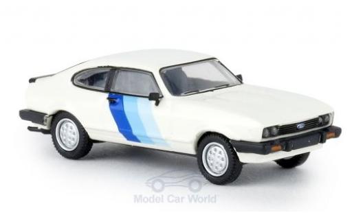 Miniature Ford Capri 1/87 Brekina MKIII RS blanche/Dekor 1981 Ford Capri 1/87 Brekina MKIII RS blanche/Dekor 1981 miniature