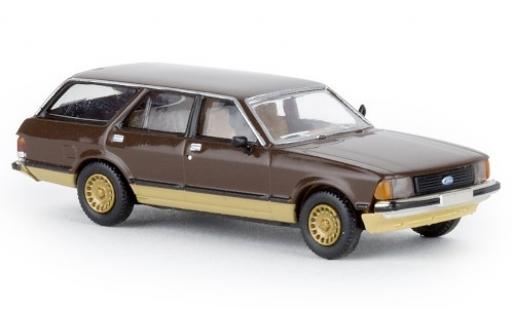 Miniature Ford Granada 1/87 Brekina II Turnier marron 1977 modéle spécial Ford Granada 1/87 Brekina II Turnier marron 1977 modéle spécial miniature