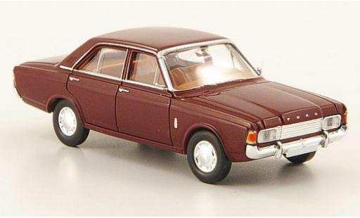 Miniature Ford Taunus 1/87 Brekina 17M (P7b) rouge 1969 Ford Taunus 1/87 Brekina 17M (P7b) rouge 1969 miniature