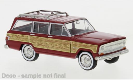 Miniature Jeep Wagoneer 1/87 Brekina B rouge 1968 Woody Jeep Wagoneer 1/87 Brekina B rouge 1968 Woody miniature