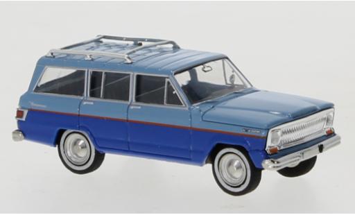 Miniature Jeep Wagoneer 1/87 Brekina B bleue/bleue 1968 Jeep Wagoneer 1/87 Brekina B bleue/bleue 1968 miniature