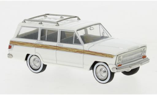 Miniature Jeep Wagoneer 1/87 Brekina B blanche 1968 Wooden Stripe Jeep Wagoneer 1/87 Brekina B blanche 1968 Wooden Stripe miniature