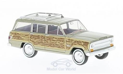 Miniature Jeep Wagoneer 1/87 Brekina metallise beige/Holzoptik Woody Jeep Wagoneer 1/87 Brekina metallise beige/Holzoptik Woody miniature