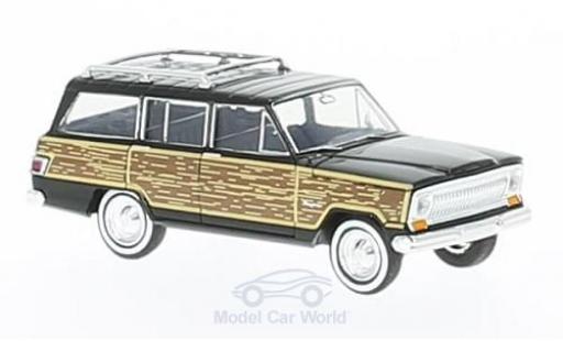 Miniature Jeep Wagoneer 1/87 Brekina noire/Holzoptik Woody Jeep Wagoneer 1/87 Brekina noire/Holzoptik Woody miniature