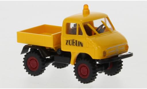Miniature Mercedes Unimog 1/87 Brekina 411 Pritsche Züblin 1960 Mercedes Unimog 1/87 Brekina 411 Pritsche Züblin 1960 miniature