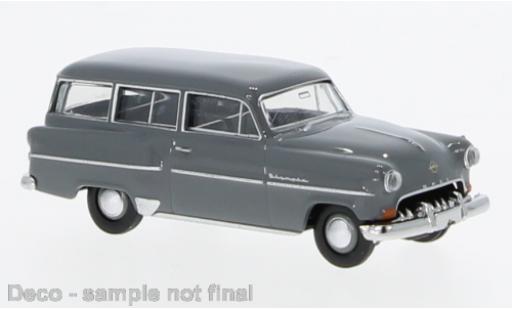 Miniature Opel Olympia 1/87 Brekina Caravan grise 1954 1:87 Opel Olympia 1/87 Brekina Caravan grise 1954 1:87 miniature